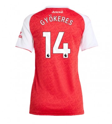Arsenal Viktor Gyokeres #14 Hjemmebanetrøje Dame 2025-26 Kortærmet